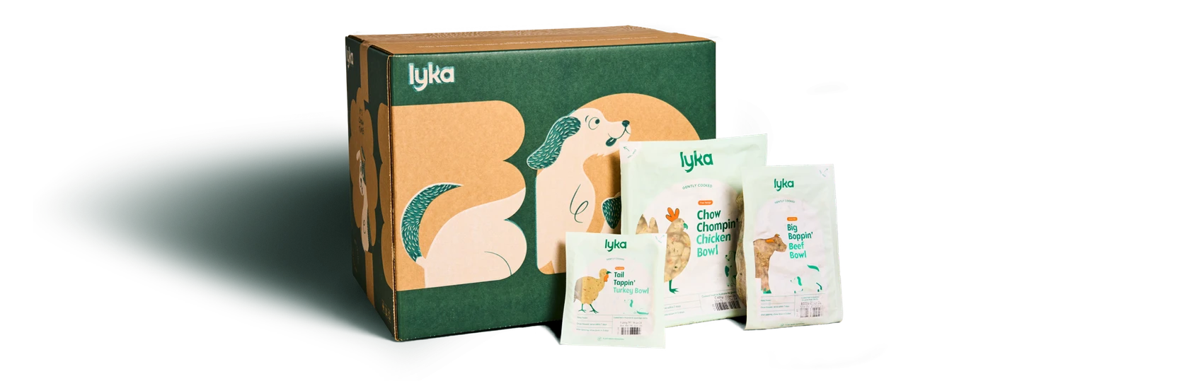 A delivered box of Lyka